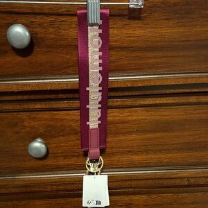 Lululemon Never Lost Keychain
